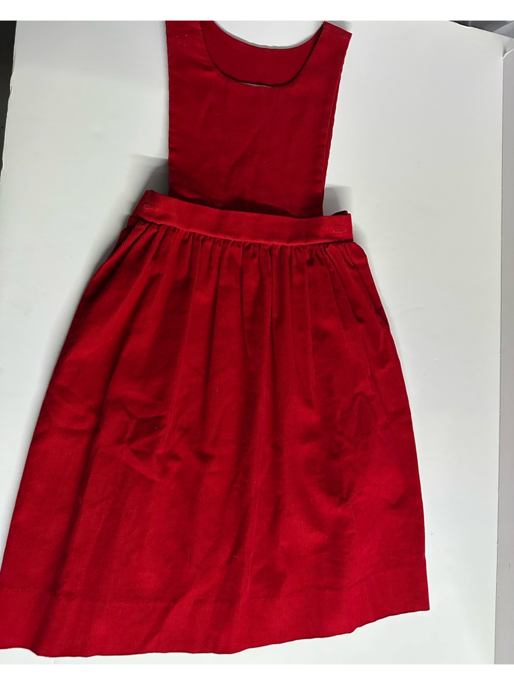 Vintage Chocolate Soup Red Corduroy Jumper - size 8